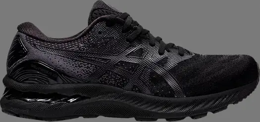 Кроссовки gel nimbus 23 2e wide 'black' Asics, черный