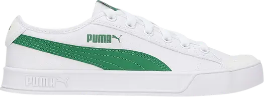Кроссовки Puma Smash v2 Vulc CV White Amazon Green, белый