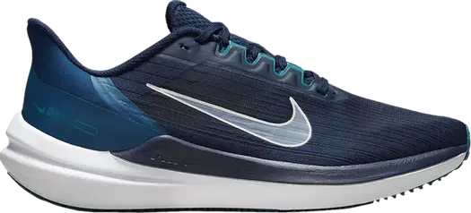 Кроссовки Nike Air Winflo 9 'Obsidian Valerian Blue', синий
