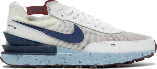 Кроссовки Nike Waffle One Crater 'Summit White Blue Void', белый