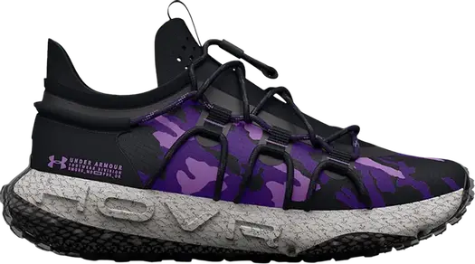 Кроссовки Under Armour HOVR Summit Fat Tire Black Purple Camo, черный