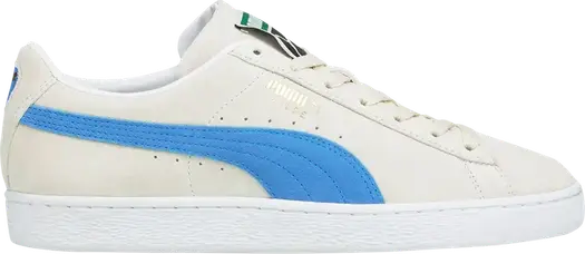 Кроссовки Puma Suede Classic 21 Pristine Ocean Dive, белый