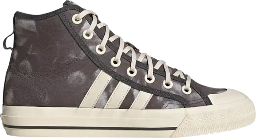 Кроссовки Adidas Nizza High RF 'Bleached - Grey Wonder White', серый
