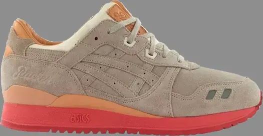 Кроссовки packer shoes x gel lyte 3 'dirty buck' special edition box set Asics, загар
