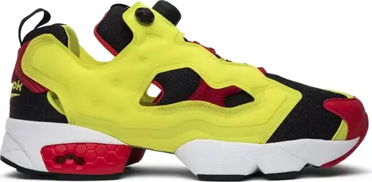 Кроссовки instapump fury og retro 'citron' 2019 Reebok, желтый