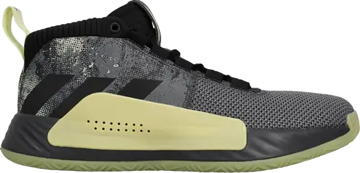 Кроссовки Adidas Dame 5 GCA 'Grey Yellow', серый