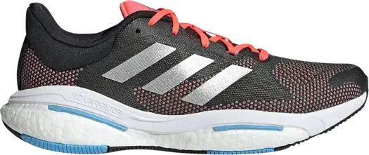 Кроссовки Adidas SolarGlide 5 'Carbon Silver Metallic Turbo', черный