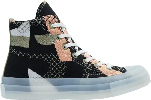 Кроссовки Converse Chuck 70 High Knit Mashup, черный