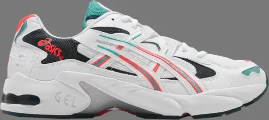 Кроссовки gel kayano 5 og 'white turq coral' Asics, белый