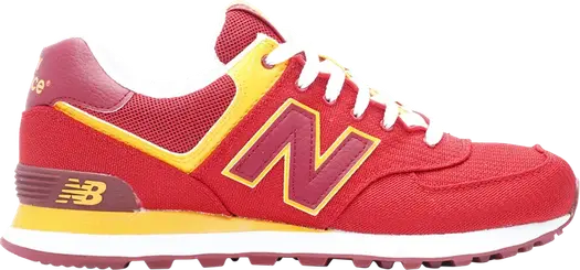 Кроссовки New Balance 574 Passport Pack, красный/желтый