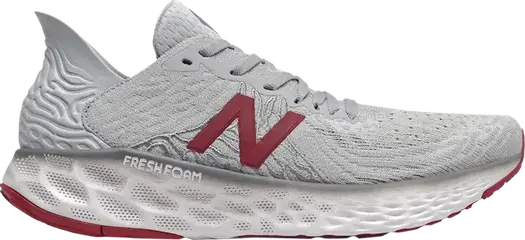 Кроссовки New Balance Fresh Foam 1080v10 'Summer Fog Crimson', серый