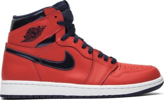 Кроссовки Air Jordan 1 Retro High OG David Letterman, оранжевый