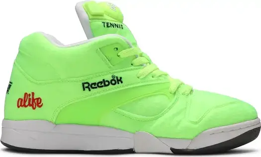 Кроссовки alife x court victory pump felt 'ball out' Reebok, желтый