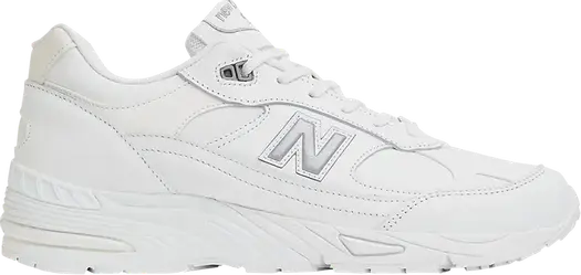 Кроссовки New Balance 991 Made in England 'Triple White', белый