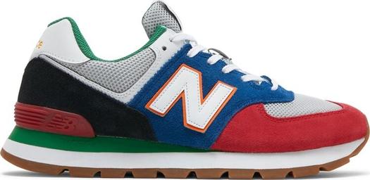 Кроссовки New Balance 574 Rugged, черный/синий/красный
