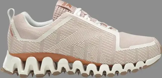 Кроссовки wmns zigwild trail 6 'soft ecru' Reebok, розовый