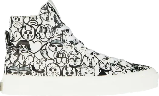 Кроссовки Chito x Givenchy City High Allover Character Print, белый