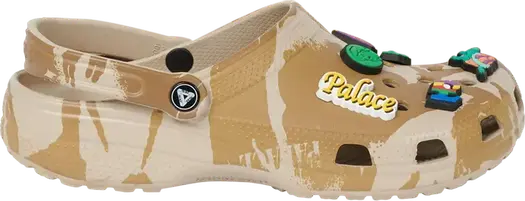 Кроссовки Palace x Classic Clog Tan Camo, загар