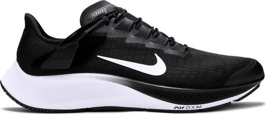 Кроссовки Nike Air Zoom Pegasus 37 FlyEase 'Black White', черный