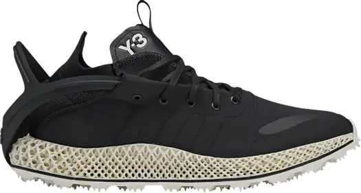 Кроссовки Adidas Y-3 Runner 4D Halo 'Black Cream', черный