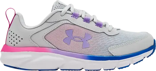 Кроссовки Under Armour Assert 9 GS Halo Grey White, серый