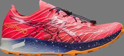 Кроссовки wmns fuji speed 'papaya indigo blue' Asics, красный