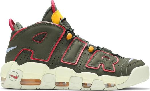 Кроссовки Nike Air More Uptempo 'Cargo Khaki', зеленый