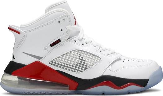 Кроссовки Jordan Mars 270 Fire Red, белый