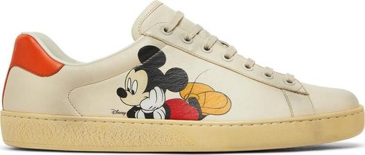 Кроссовки Gucci Ace Low Disney x Mickey Mouse, белые
