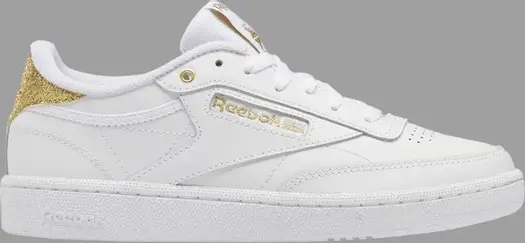 Кроссовки wmns club c 85 'white gold metallic Reebok, белый