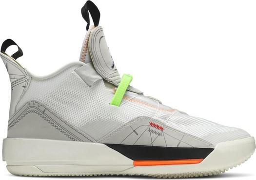 Кроссовки Air Jordan 33 Vast Grey, серый