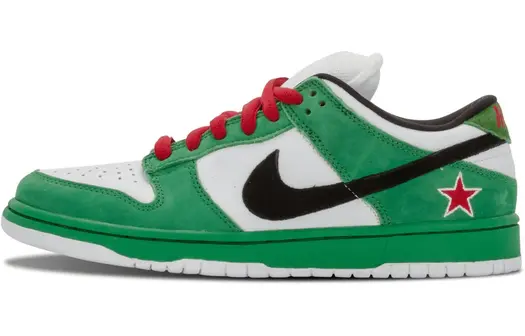 Кроссовки Nike Sb Dunk Low, зеленый/белый