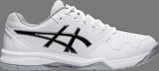 Кроссовки gel dedicate 7 'white black' Asics, белый