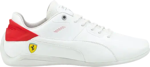 Кроссовки Puma Scuderia Ferrari x Drift Cat Delta White Rosso Corsa, белый