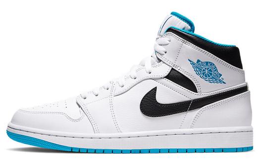 Кроссовки Jordan 1 Mid 'Laser Blue'
