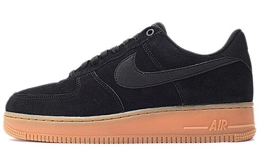 Кроссовки Nike Air Force 1 Low, черный/светло-коричневый