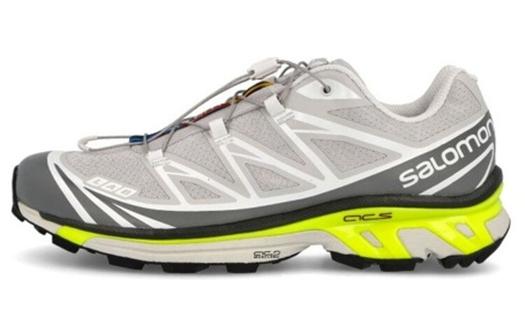 Кроссовки Salomon XT-6 Outdoor Performance Unisex, светло-серый/серый/желтый