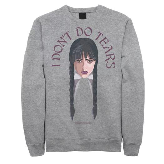 Мужской свитшот с рисунком Wednesday Don’t Do Tears Licensed Character