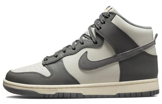 Кроссовки Nike Dunk High Vintage, белый/серый