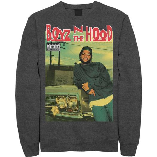 Мужской свитшот с постером и обложкой альбома Boyz In The Hood Licensed Character