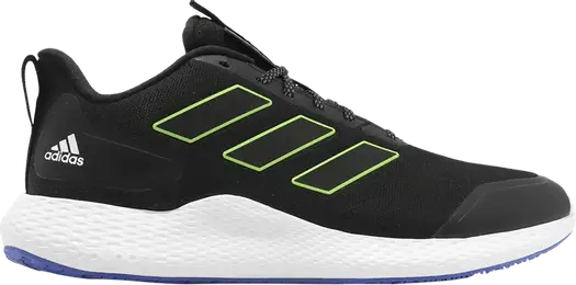 Кроссовки Adidas Edge Gameday Guard 'Black Green Blue', черный