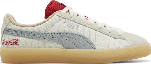 Кроссовки Puma Coca-Cola x Suede Slate Pinstripes, кремовый