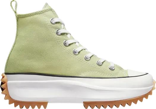 Кроссовки Converse Run Star Hike Platform High Seasonal Color - Olive Aura, зеленый