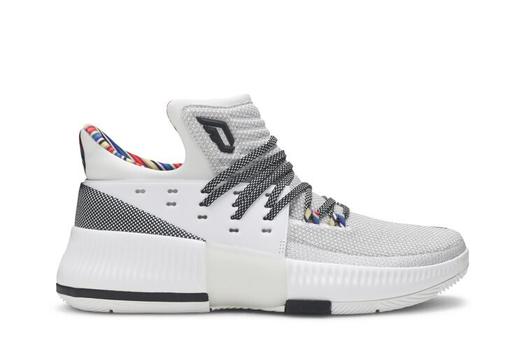 Кроссовки Adidas D Lillard 3 'BHM', белый