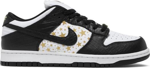 Кроссовки Nike Supreme x Dunk Low OG SB QS 'Black', черный