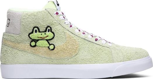 Кроссовки Nike Frog Skateboards x Blazer Mid SB QS 'Frog Skateboards', зеленый