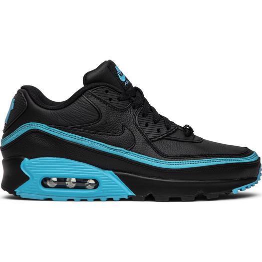 Кроссовки Nike Undefeated x Air Max 90, черный/голубой