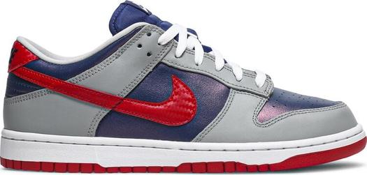 Кроссовки Nike Dunk Low Retro 'Samba' 2020, серебряный