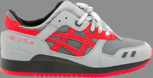 Лимитированные кроссовки gel lyte 3 'super red' Asics, серый
