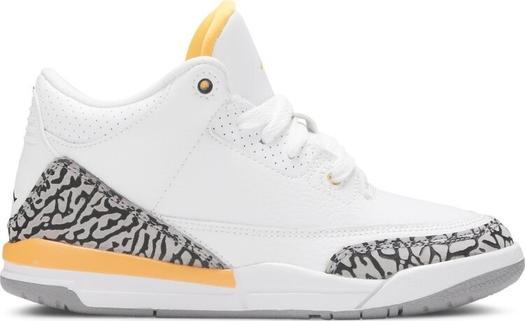 Кроссовки Air Jordan 3 Retro PS Laser Orange, оранжевый